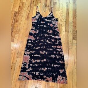 lacausa tie dye tank dress